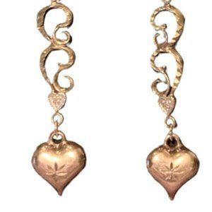Swirls & Hearts Earring